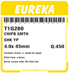 T1G280 - Chipboard Screw -T1G280_Label_T